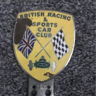 vintage sports car club badge for sale