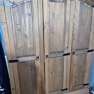 3 door oak wardrobe for sale