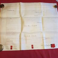 vellum document for sale