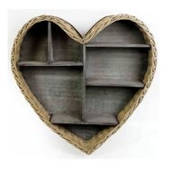 wicker heart decorations for sale