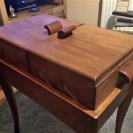 cantilever wooden sewing box for sale
