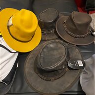 leather fedora for sale