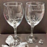 etched wine glasses for sale