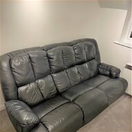 3 seater leather reclining sofa for sale