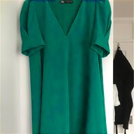 zara green dress for sale