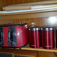morphy richards red tea coffee sugar for sale