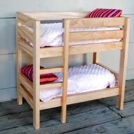 dolls wooden bunk beds for sale
