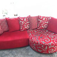 dfs red sofa armchair for sale