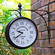 double sided garden clock for sale