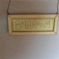 vintage bathroom sign for sale
