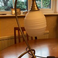 vintage glass chrome table lamp for sale