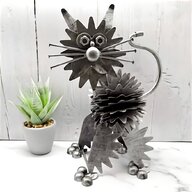 metal cat ornament for sale