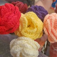 crochet flowers for sale