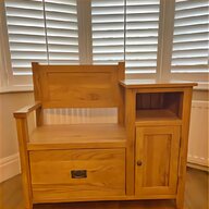 oak storage bench for sale