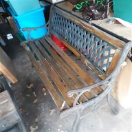 wooden slat garden bench seat for sale