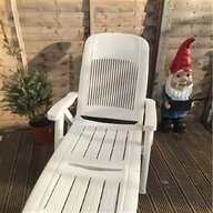 white plastic sun lounger for sale
