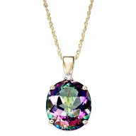 mystic topaz necklace for sale