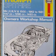 triumph spitfire haynes manual for sale