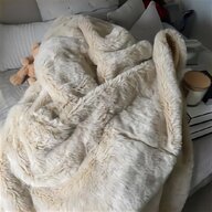 faux fur bed throw for sale