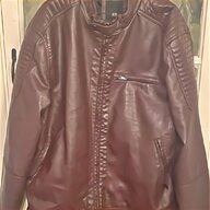 mens leather river island jacket for sale