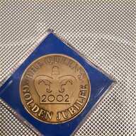 queens golden jubilee medal for sale
