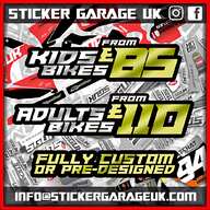 mini dirt bike stickers for sale