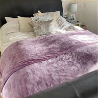 mauve bed throw for sale