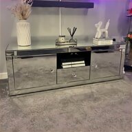 mirrored tv stand for sale