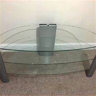 clear glass corner tv stand for sale