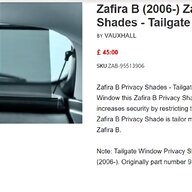 zafira spoiler for sale