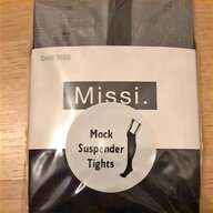 mock suspender tights for sale