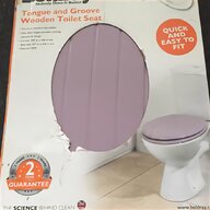 tongue groove toilet seat for sale