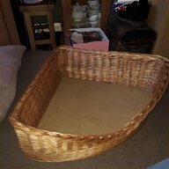 wicker dog bed for sale
