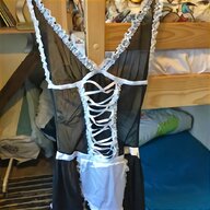 white french maid apron for sale
