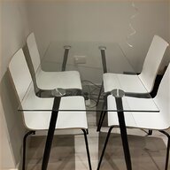 smoked glass dining table for sale