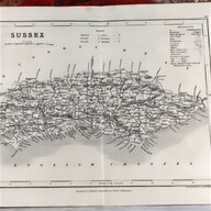 sussex maps for sale