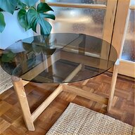 smoked glass dining table for sale