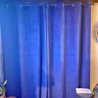 blue velvet curtains for sale