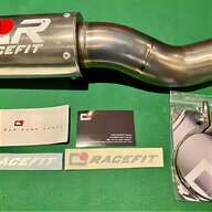 racefit exhaust titanium for sale