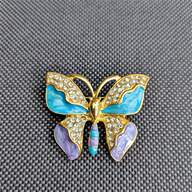 enamel butterfly brooch for sale