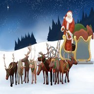 santa reindeer for sale