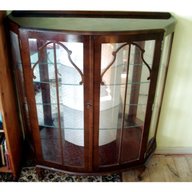 retro glass display cabinet for sale