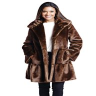faux fur swing coat for sale