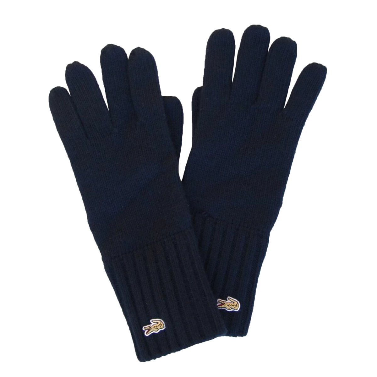 lacoste leather gloves