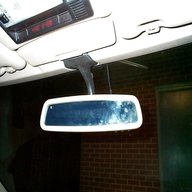 mercedes auto dim mirror for sale