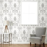 laura ashley charcoal wallpaper for sale