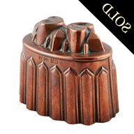 victorian copper jelly mould for sale