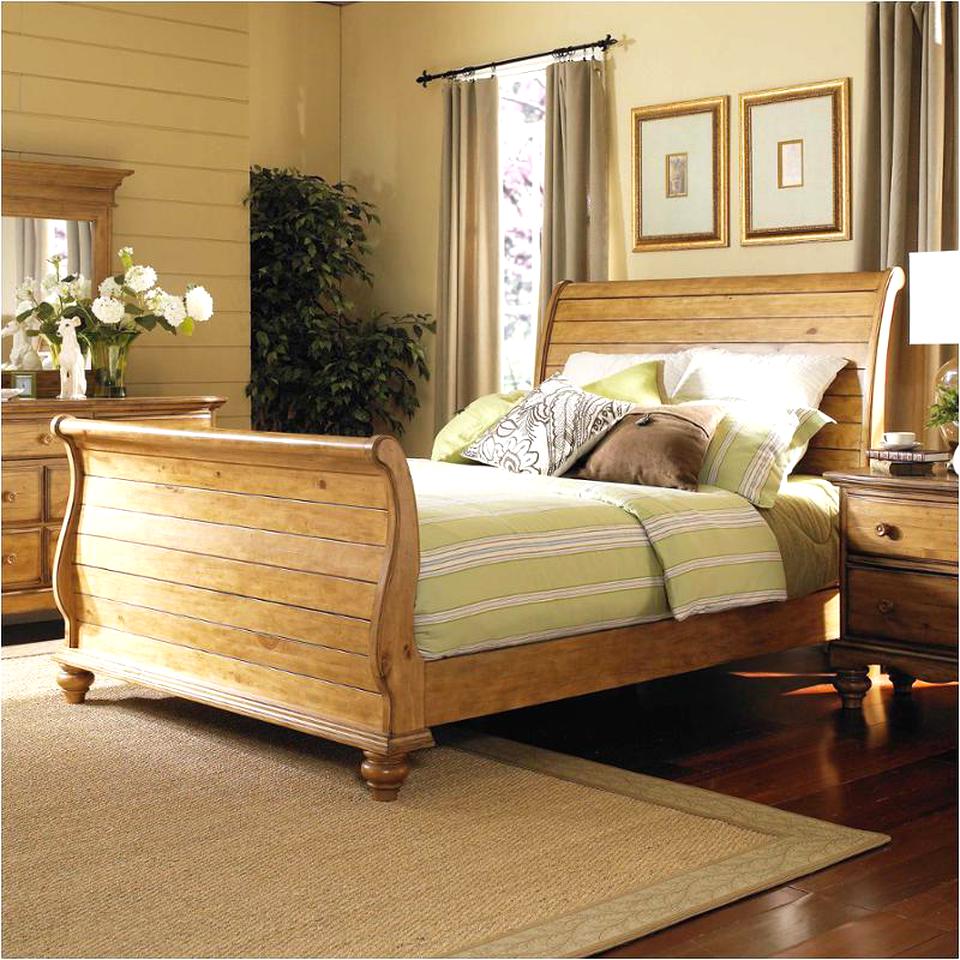 Pine Sleigh Bed for sale in UK | 29 used Pine Sleigh Beds