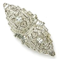 diamante dress clips for sale