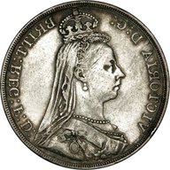 victoria silver crown 1897 for sale